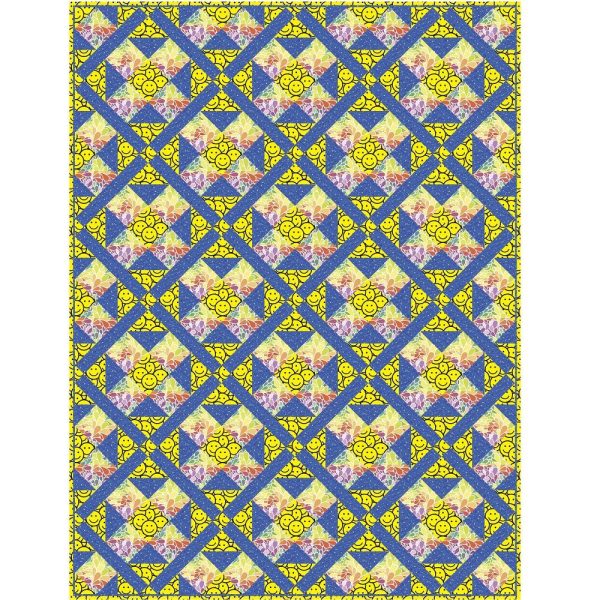 Miles of Smiles Quilt Kit - 72  x 96  Cheap - Image 2