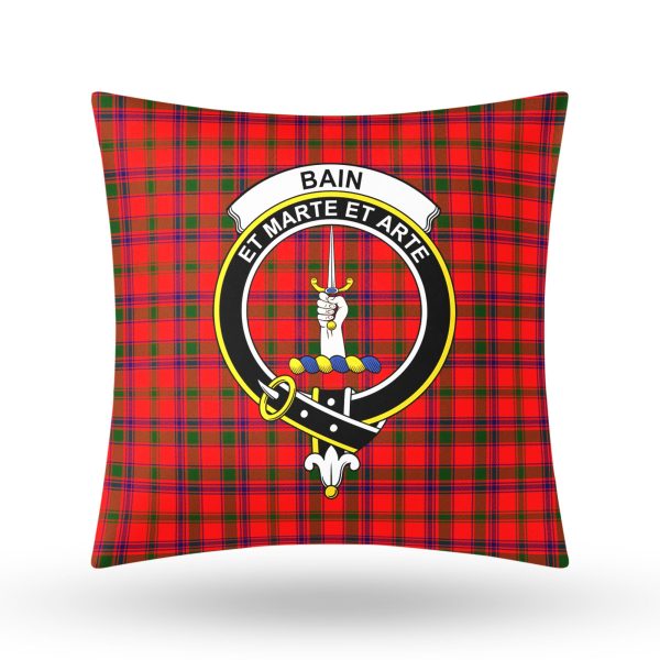 Bain Tartan Crest Pillow Cover Discount - Image 3