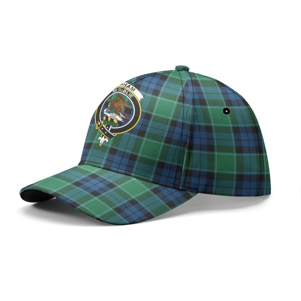 Graham of Menteith Ancient Tartan Crest Classic Cap For Sale - Image 2