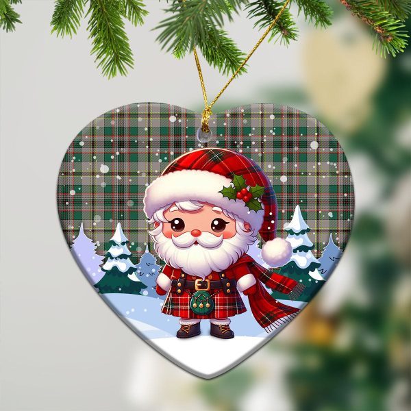 Craig Ancient Tartan Christmas Ceramic Ornament - Santa Claus In Kilt Style on Sale - Image 5