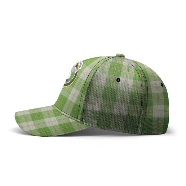 Cunningham Dress Green Dancers Tartan Crest Classic Cap For Discount - Image 3