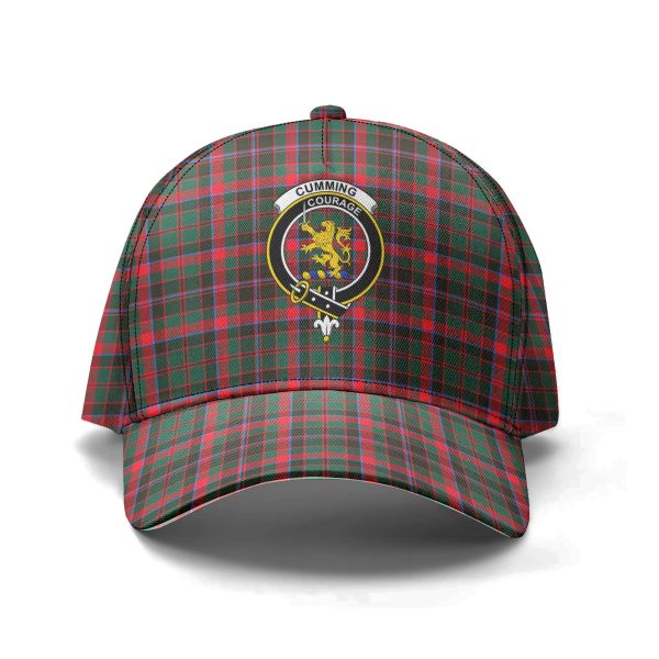 Cumming Hunting Modern Tartan Crest Classic Cap For Discount