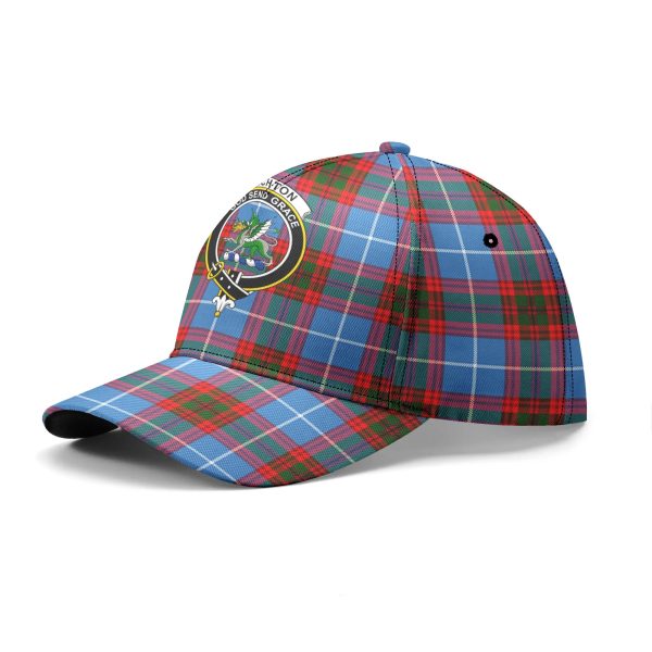Crichton Tartan Crest Classic Cap Online Sale - Image 2