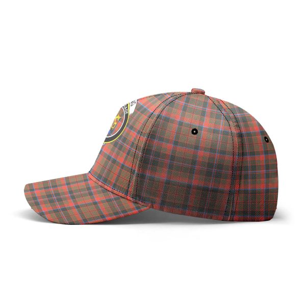 Cumming Hunting Weathered Tartan Crest Classic Cap For Sale - Image 3