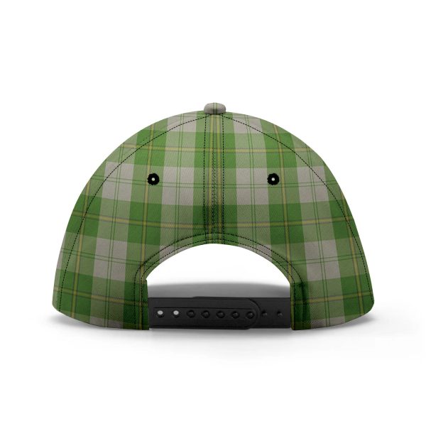 Cunningham Dress Green Dancers Tartan Crest Classic Cap For Discount - Image 5